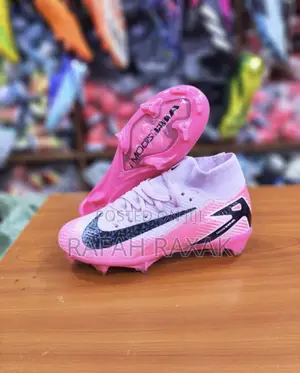 Pink Nike Zoom Mercurial Superfly 9 Kid’S Football Boots