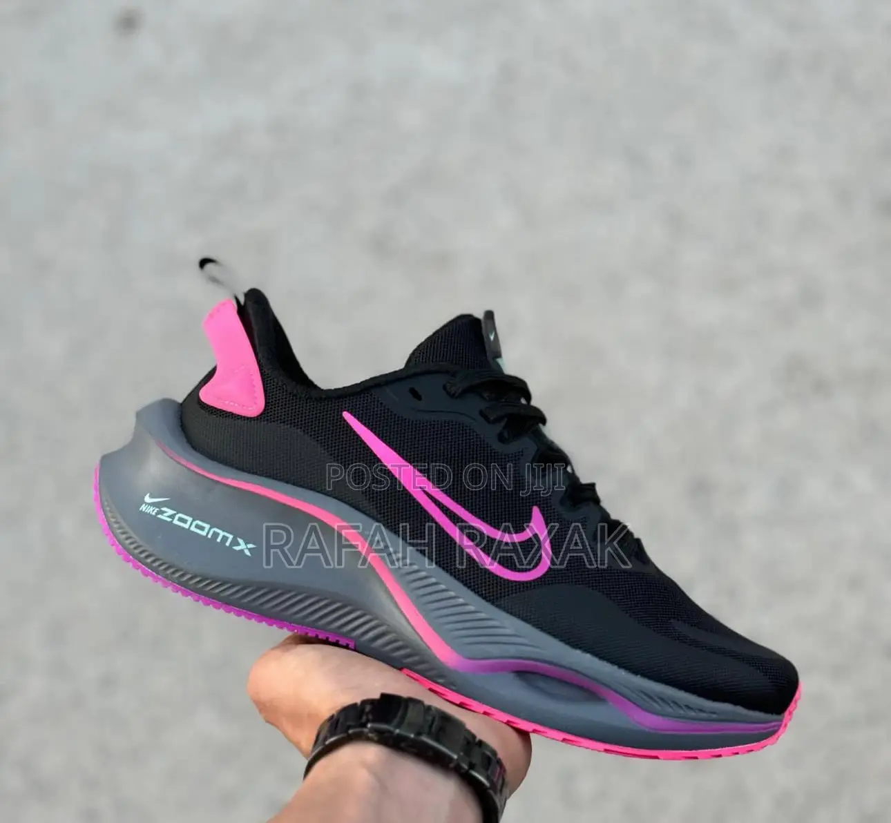 Black/Purple Nike Zoom X Smiley Women’S Running Sneakers