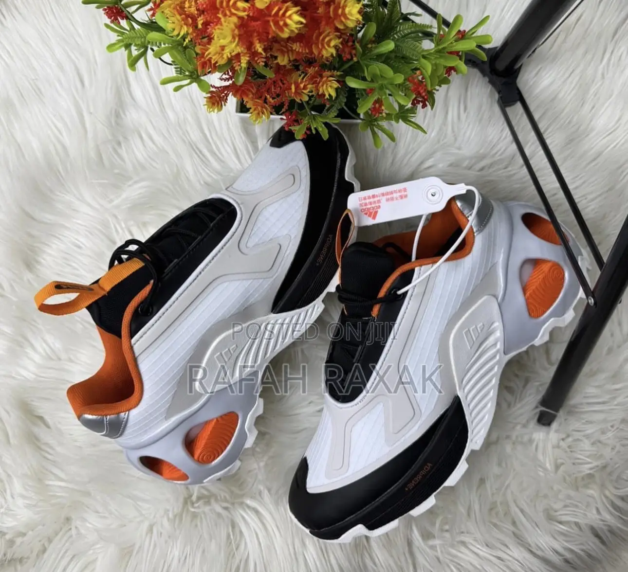 Original Men’S White/Grey/Black Adidas Edge Runner Sneakers