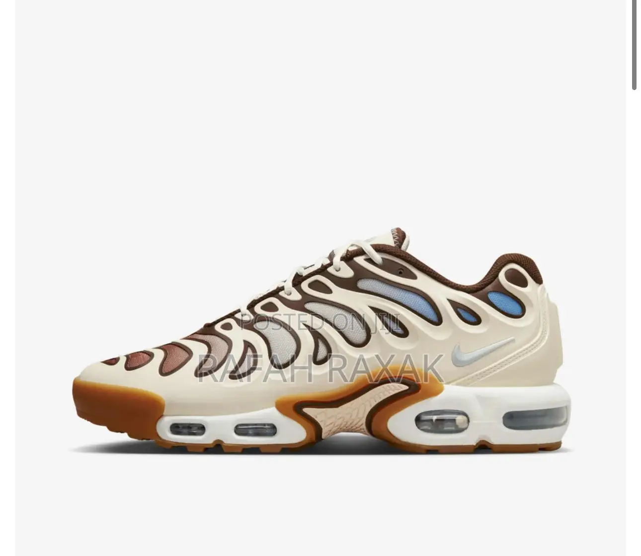 New Classic Unisex Brown Nike Air Max Plus Drift Sneakers