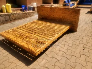 Pallet Bed Gas Scortched