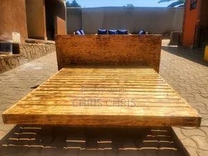 Pallet Bed Gas Scortched