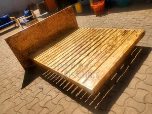 Pallet Bed Gas Scortched