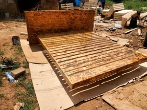 Pallet Bed Gas Scortched