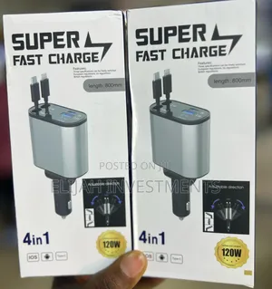 Super Fast Car Charger 120w