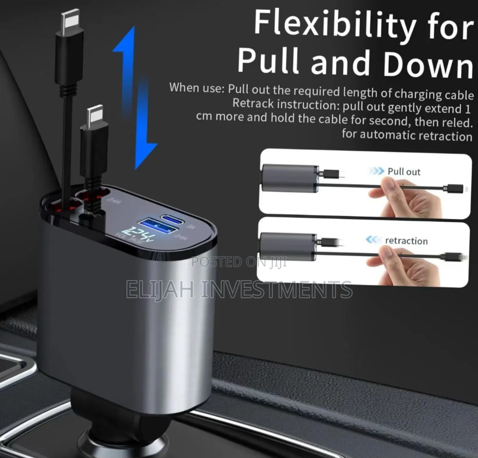 Super Fast Car Charger 120w