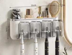Wall Mounted Toothbrush Holder
