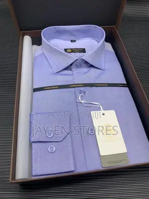 Thomas Mason Light Purple Long Sleeved Shirt