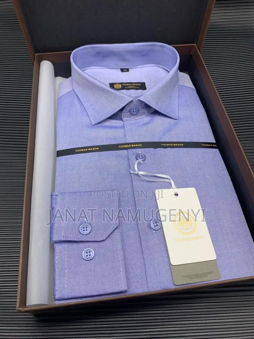 Thomas Mason Light Purple Long Sleeved Shirt