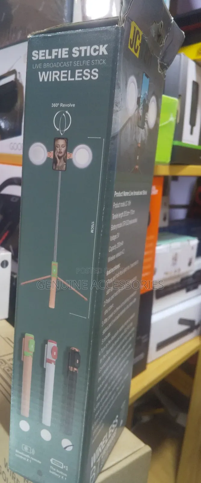 Jc-18h Live Broadcast Selfie Stick Wireless