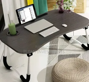 Foldable Wooden Laptop Desk for Couch
