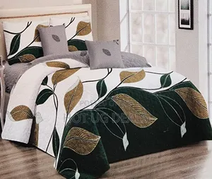 6x6 4pc Bedspread Set With 1bedsheet, 2 Pillowcases & Duvet
