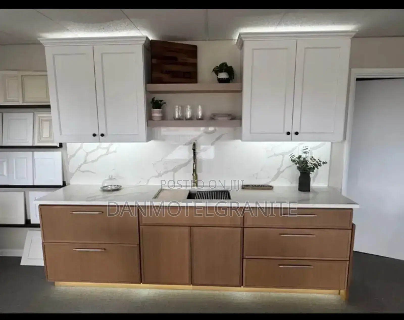 5. Elegant Granite and Marble Countertops for Modern Living