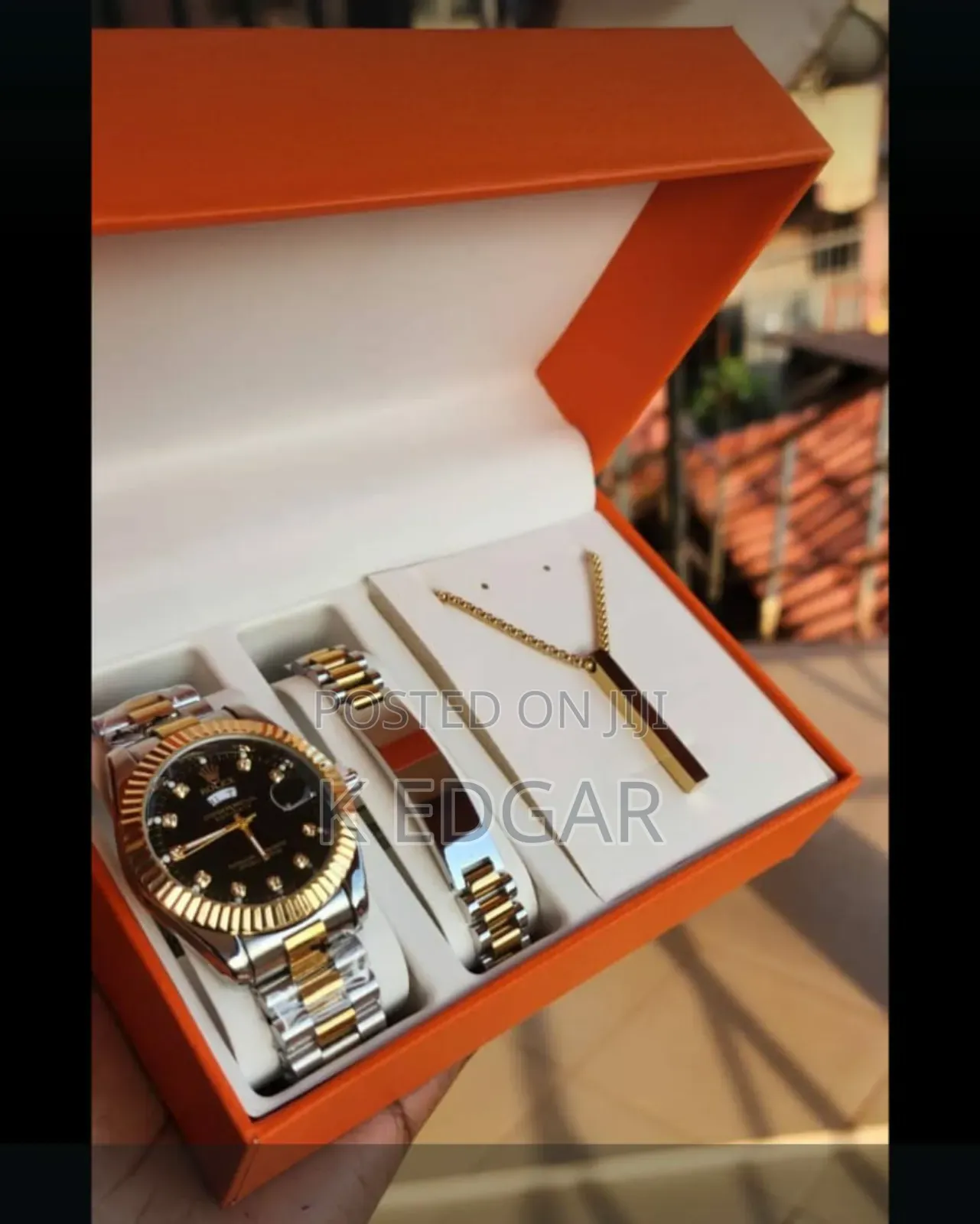 Rolex Watch ,Necklace and Bracelet Package