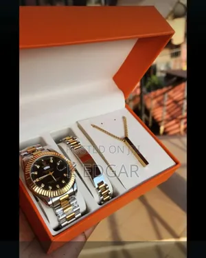 Rolex Watch ,Necklace and Bracelet Package