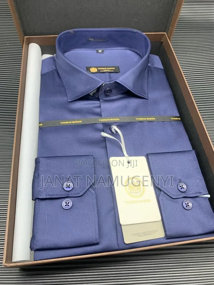 Thomas Mason Dark Blue Shirt