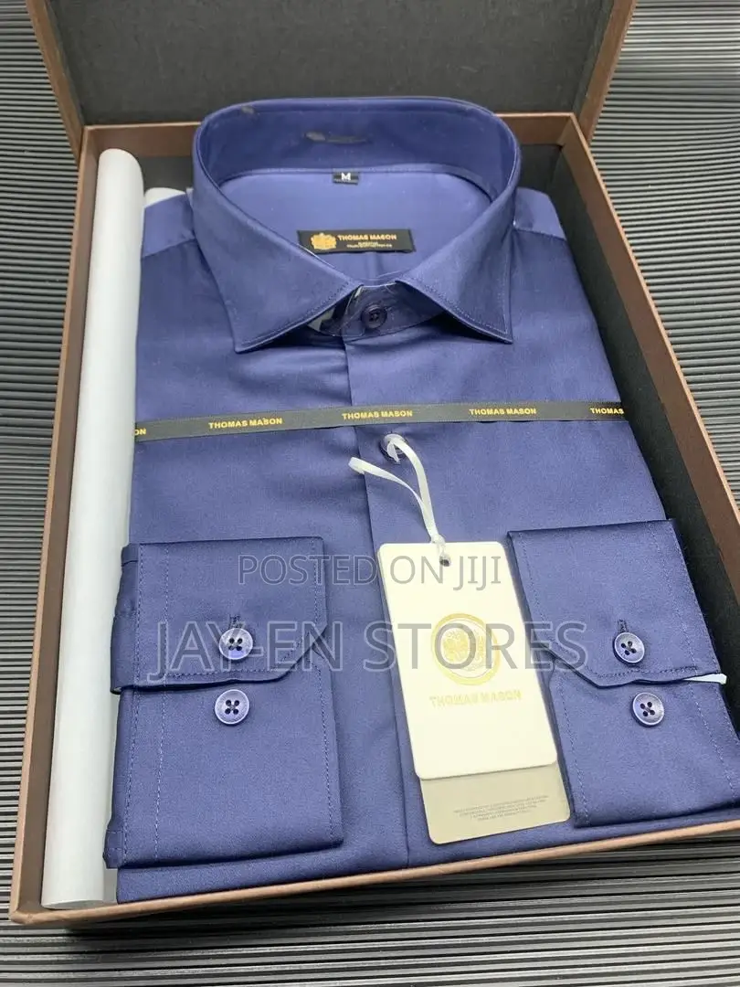 Thomas Mason Dark Blue Shirt