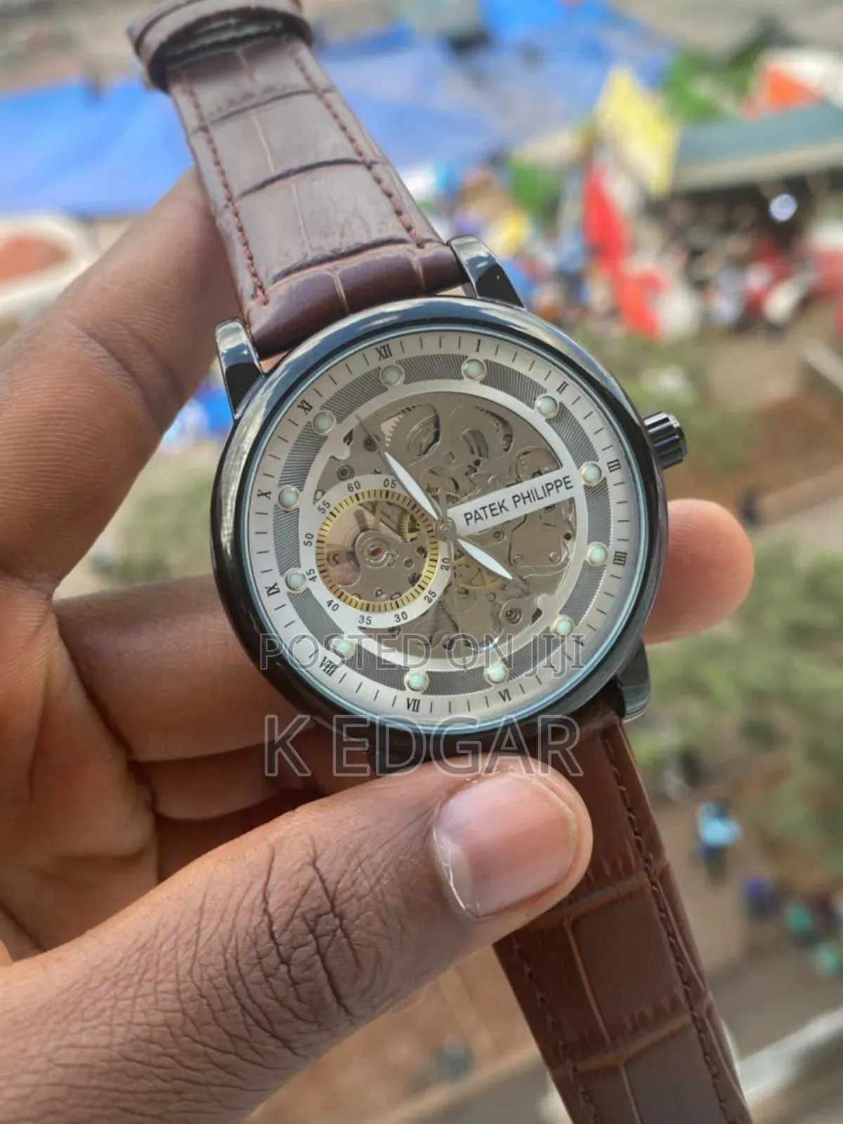 Brown Automatic Mechanical Patek Philippe Watch