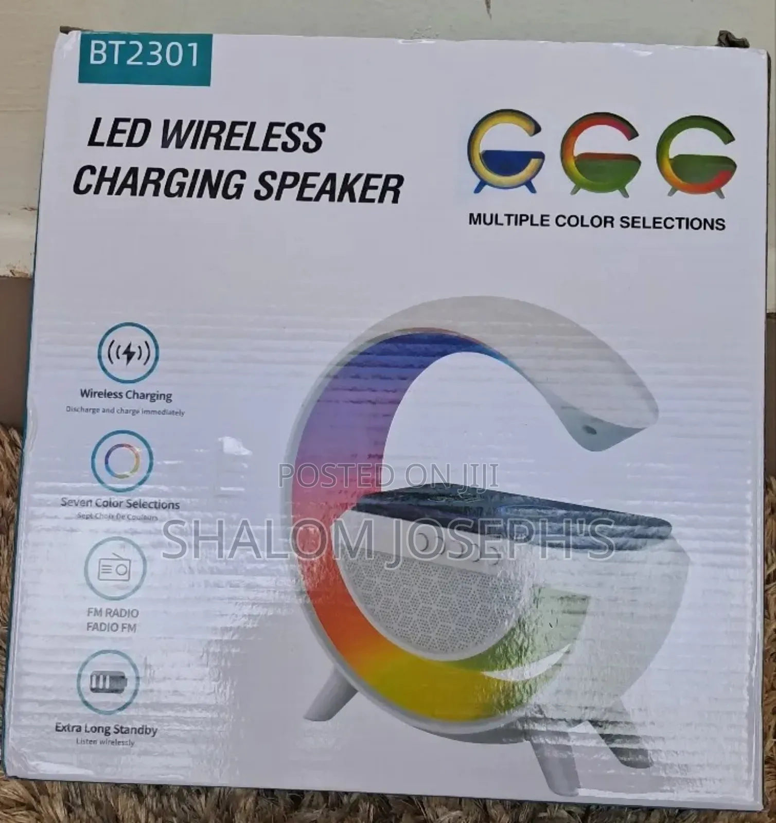 Led Wireless Charging Speaker