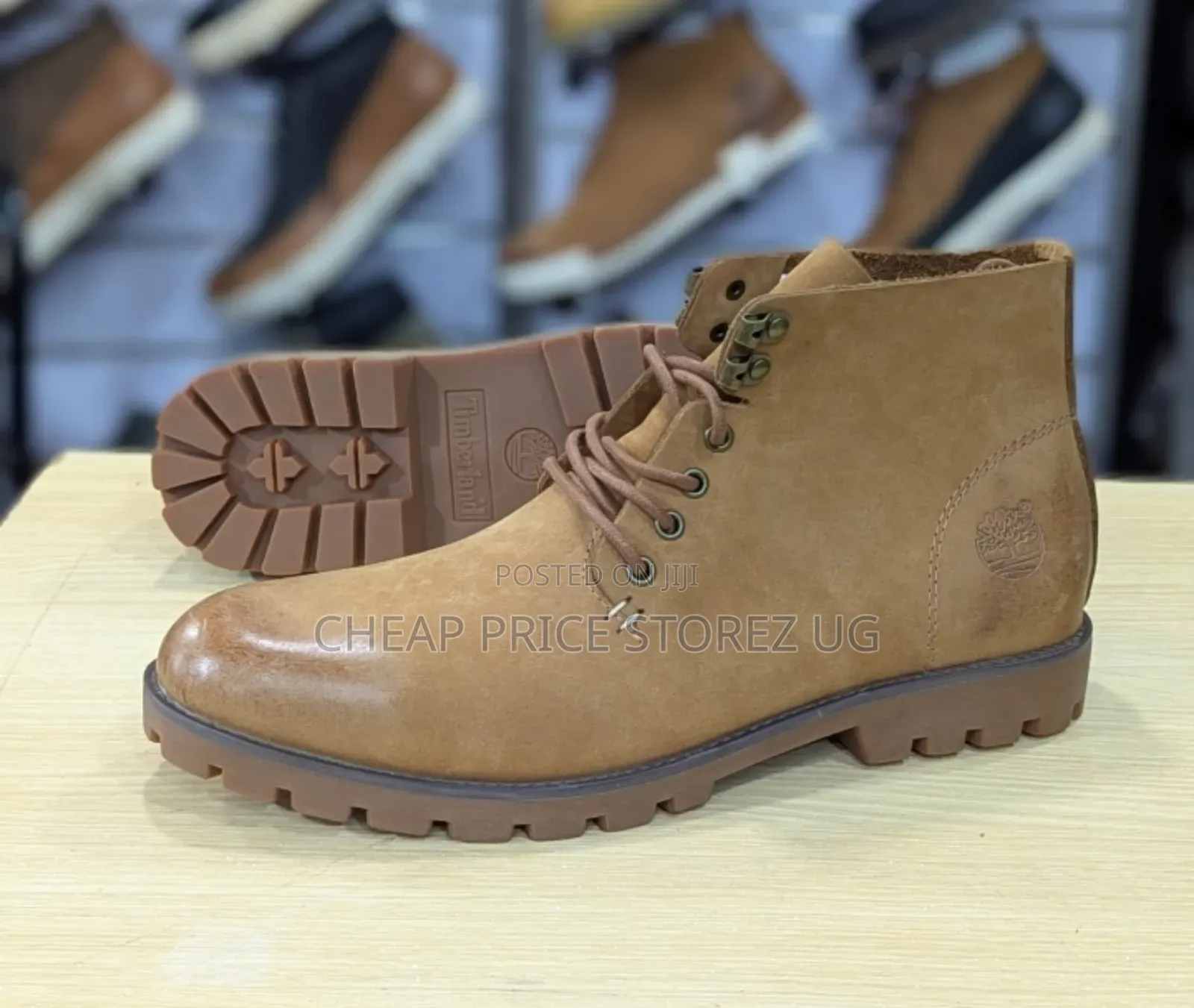 Brown Boots Lv Man's Original Classic Designer