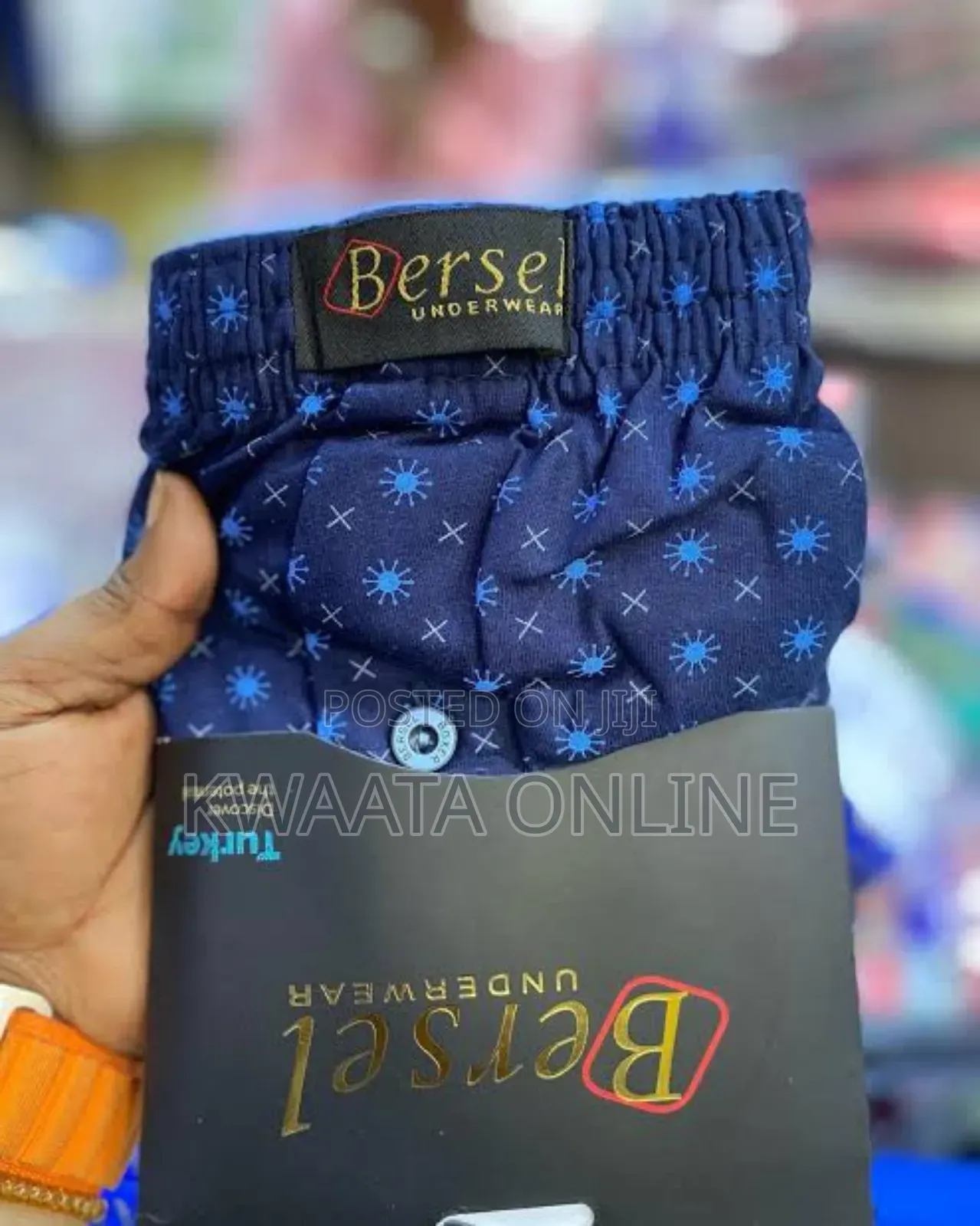 1 Piece Bersel Men's Big Tall Cotton Boxers-Turkey