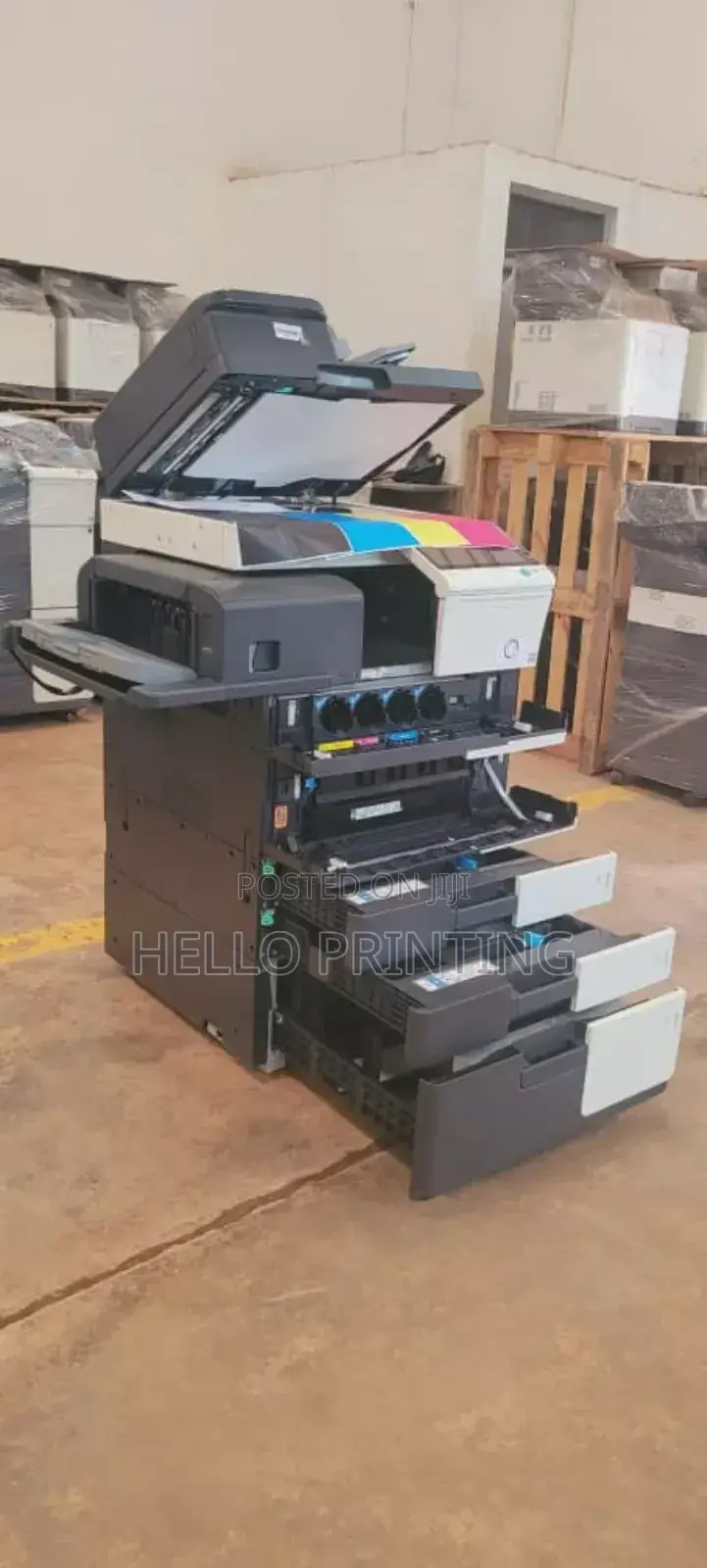 Clean Bizhub C458 Scanner Printer.