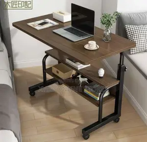 Foldable Movable Reading Table With Wheels
