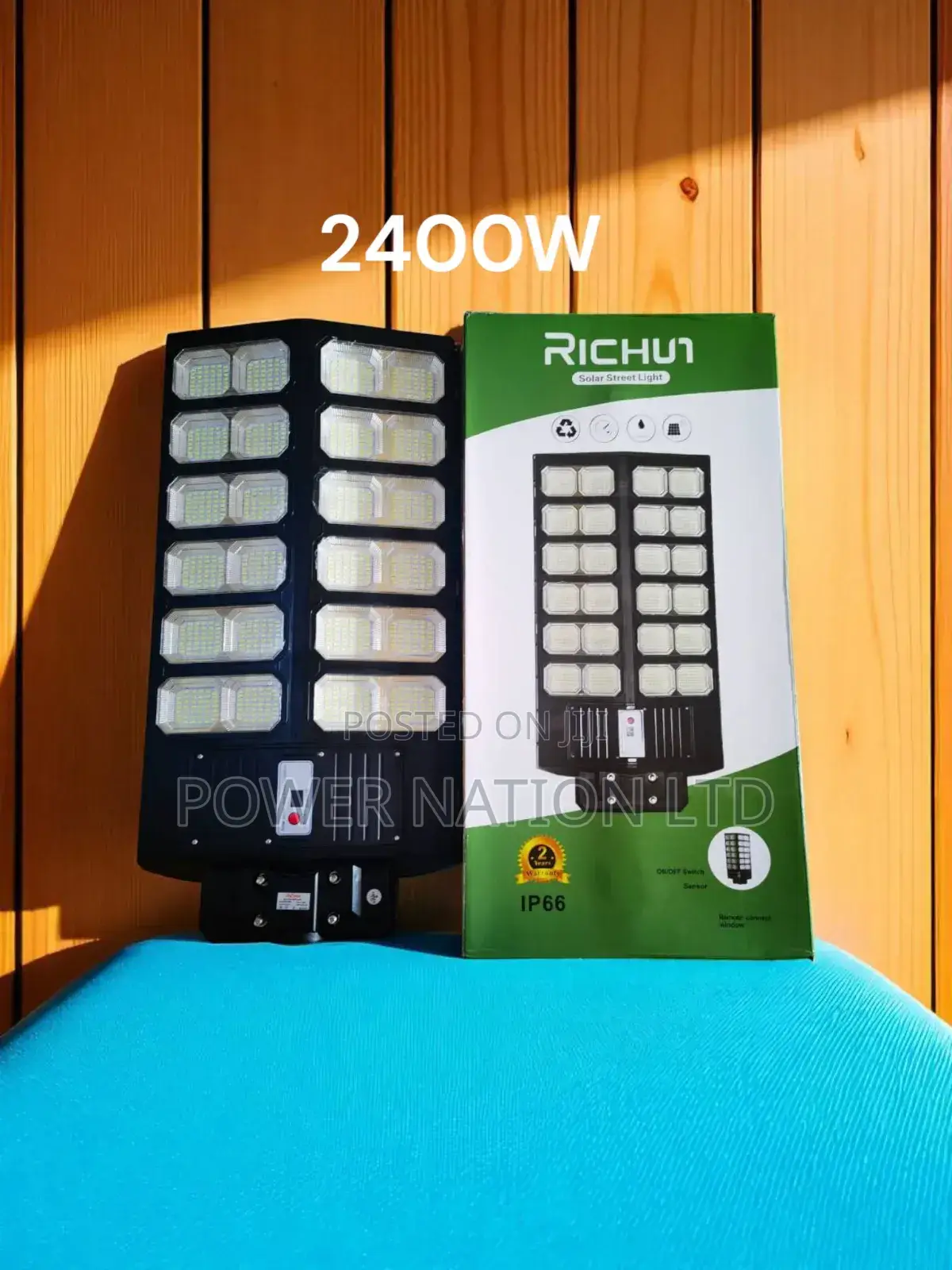2400w Richui Class1 Solar Street / Security Light