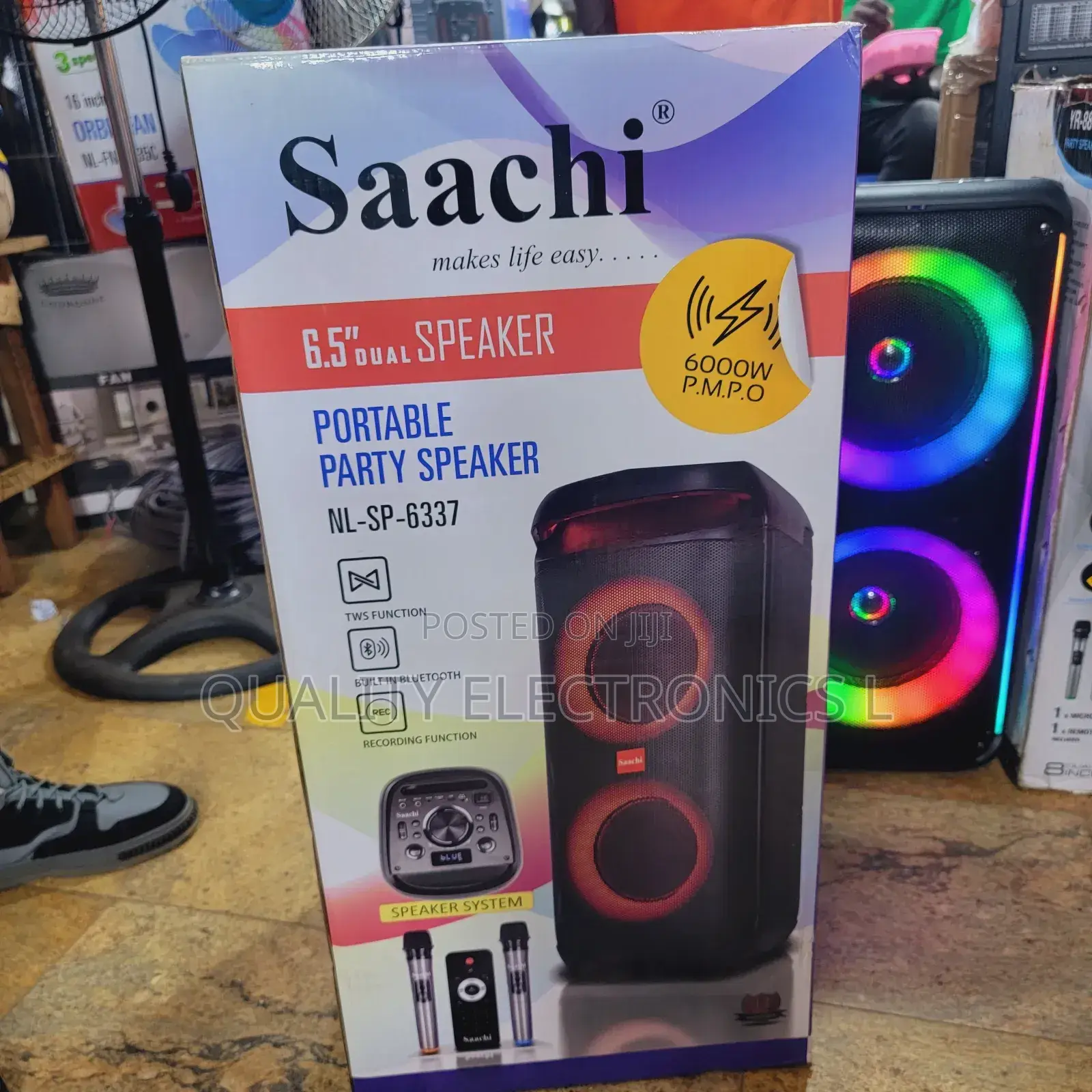 Saachi 6337 Partybox Speakers