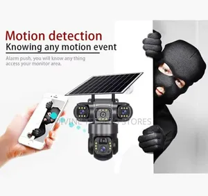 V380pro 3 Lens Solar Powered Camera 10x Zoom 5g - Ai Tech