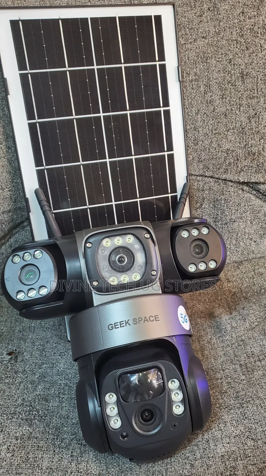 V380pro 3 Lens Solar Powered Camera 10x Zoom 5g - Ai Tech