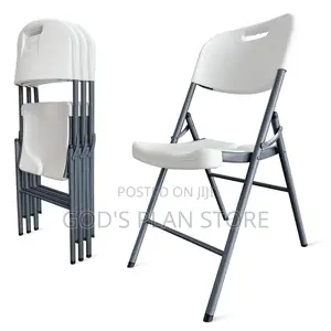 White Plastic Foldable Chairs
