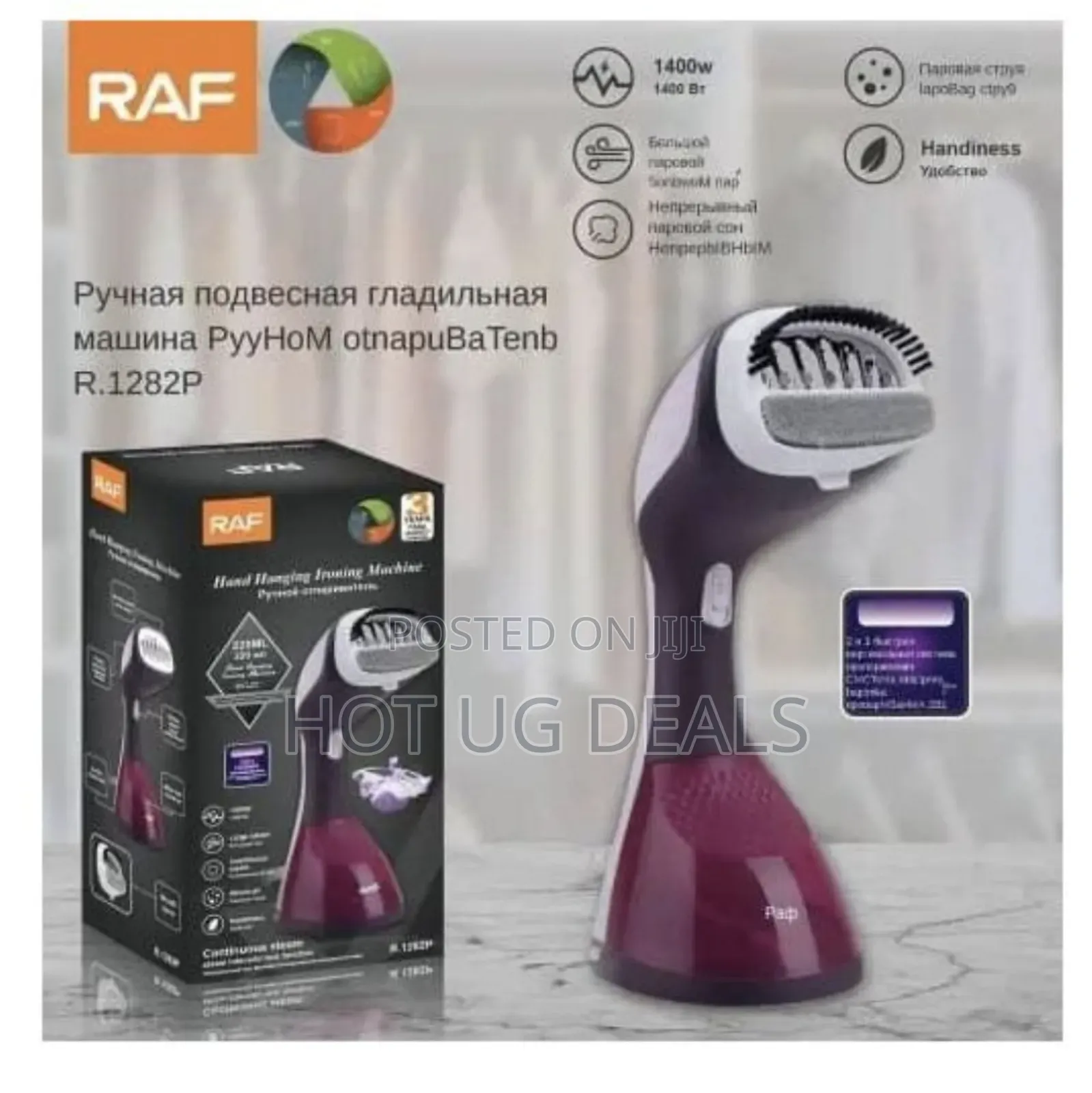 Raf Handheld Garment Steamer Steam Ironing  Machine-
