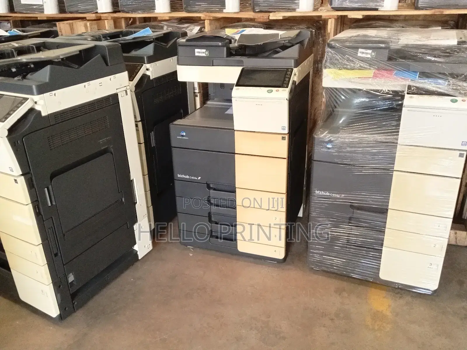 Photocopier, Scanner and Printer. All in One Bizhub Printer.