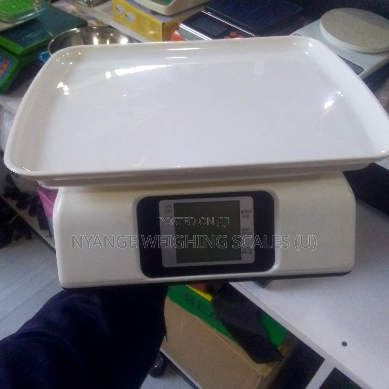Digital Kitchen Weighing Scales White Color Weighing Scales 40kg Weigh