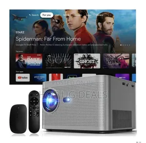 Photo - 4k Lcd Smart Projector Compatible With Phone Laptop Usb