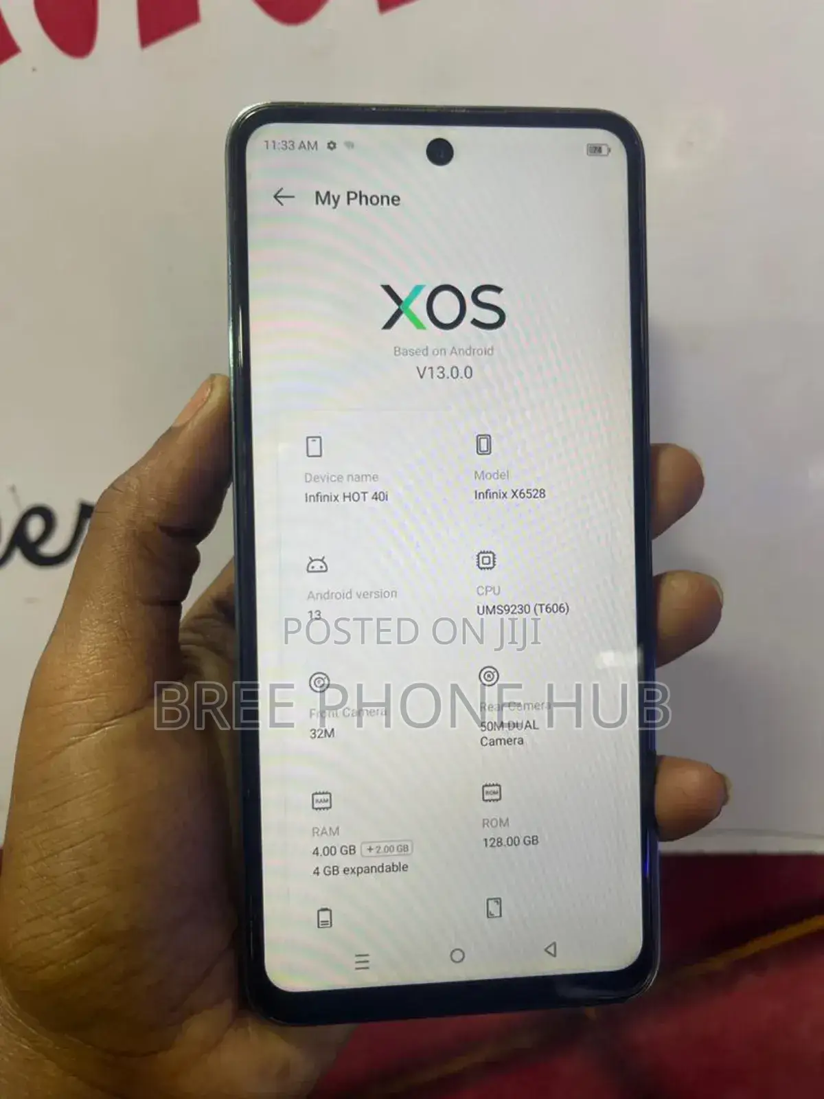 Infinix Hot 40i 128 GB Green