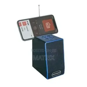 Boombest Portable Wonder Bt, Fm Radio Speaker - Black