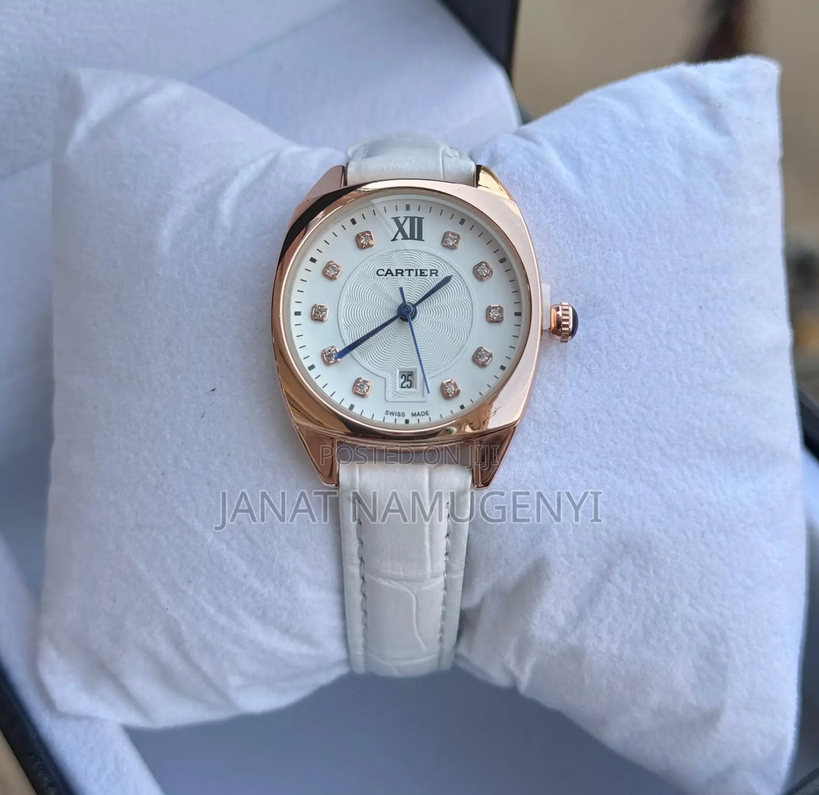 White Gold. Cartier Swiss Made Watch