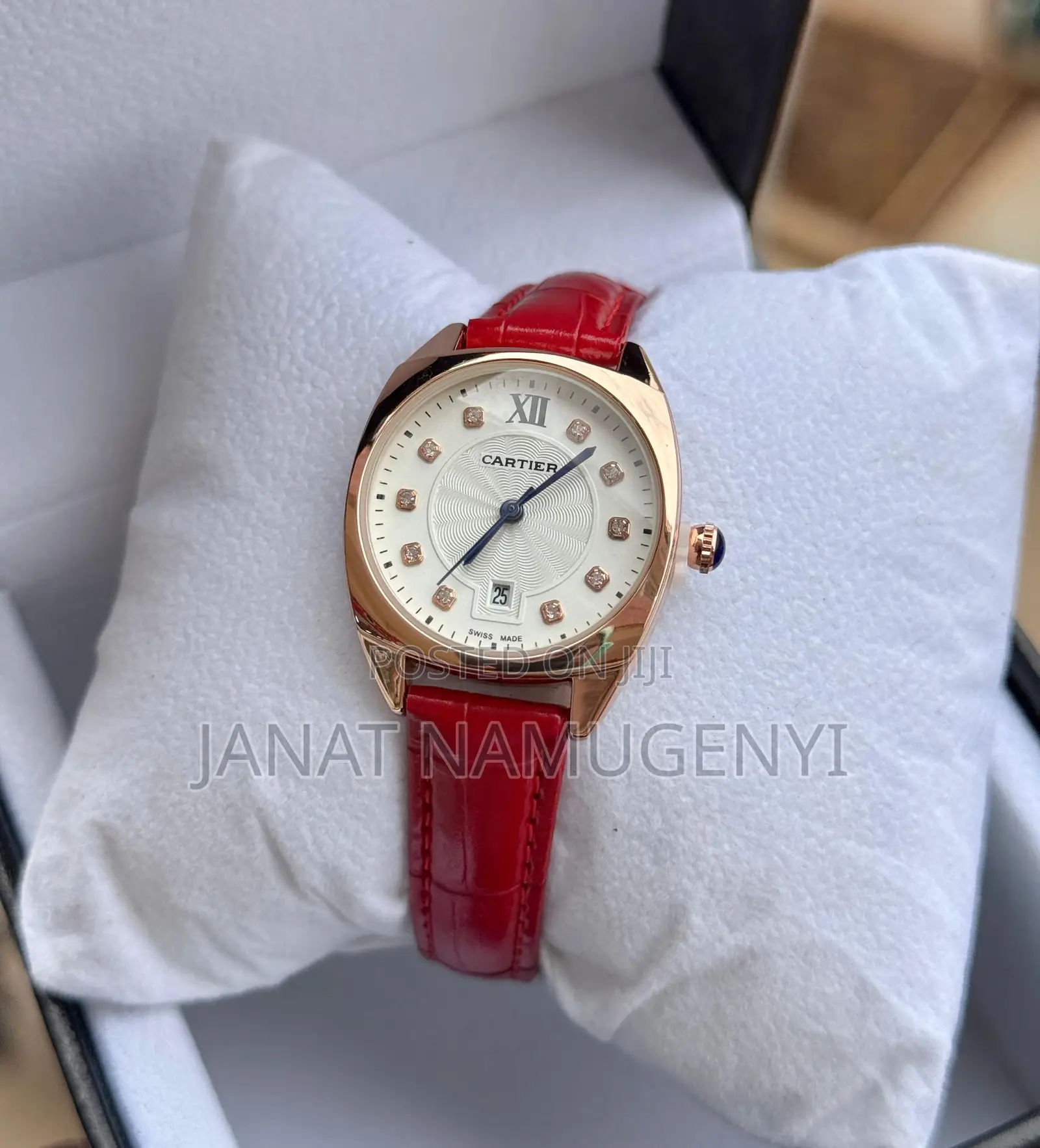 Red Gold Cartier Swiss Made Watch