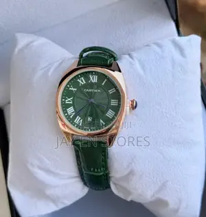 Green Gold Cartier Swiss Made Watch