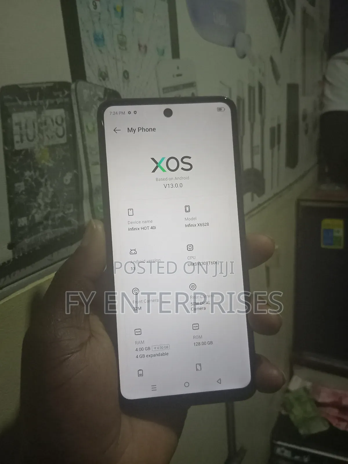 Infinix Hot 40i 128 GB Blue