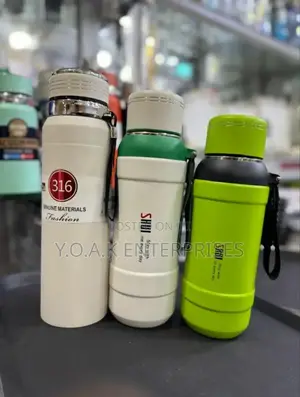 Original Vacuum Travel Portable Bottle Flasks 3pcs