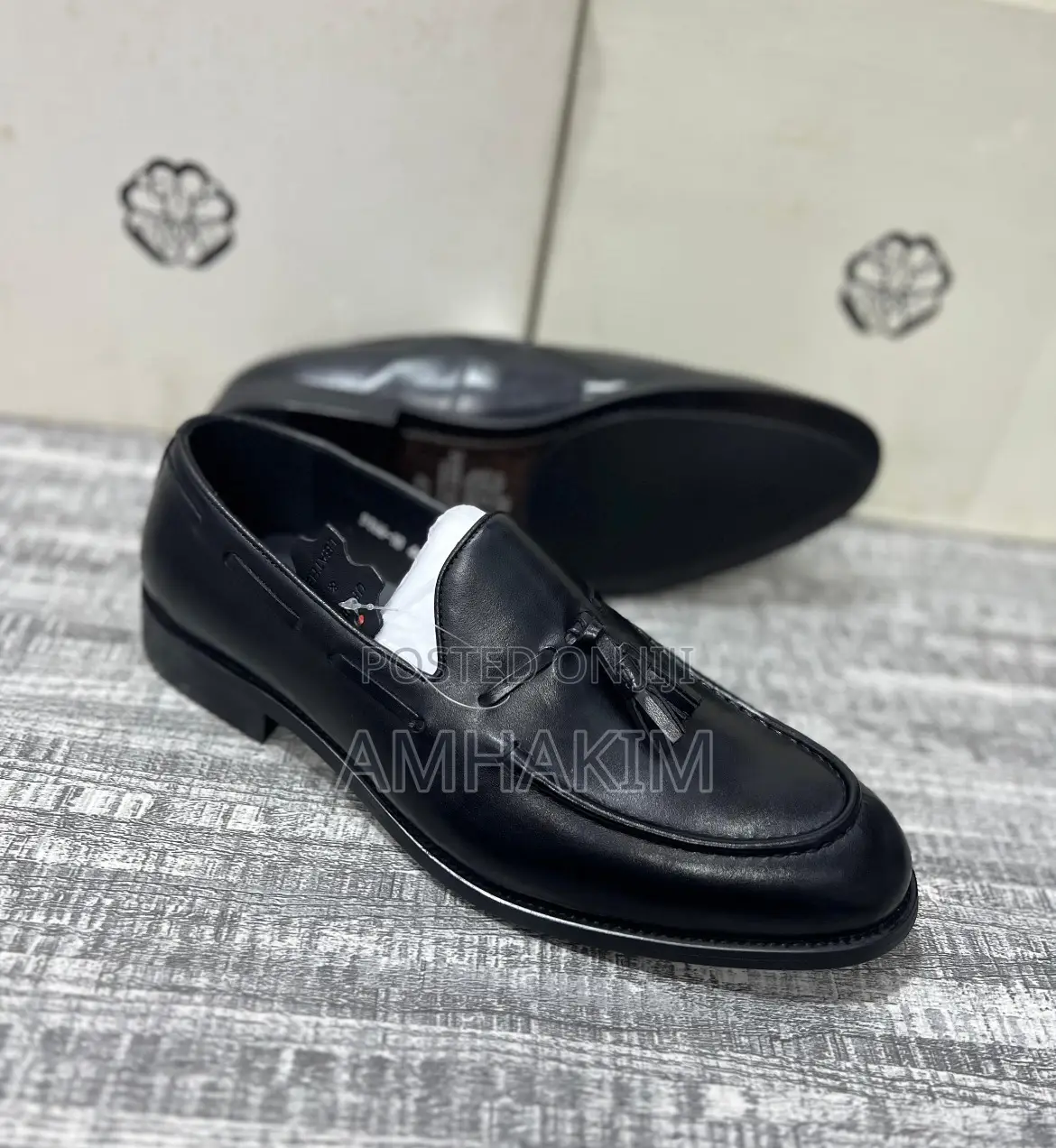 Classic Men Stefano Barella Leather Loafers in Stock