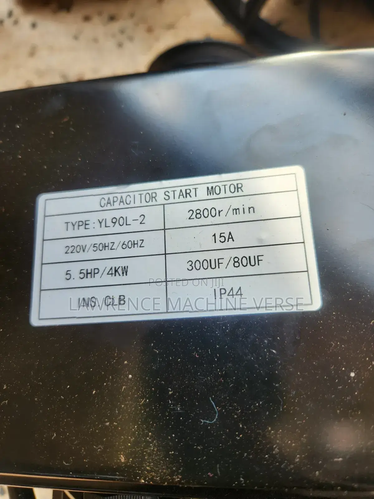 Electric Motor 5.5 Hose Power Single Phase