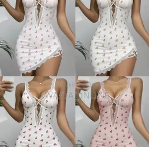 Women Lingerie Slim Nightdress Babydoll Lace Sleepwear
