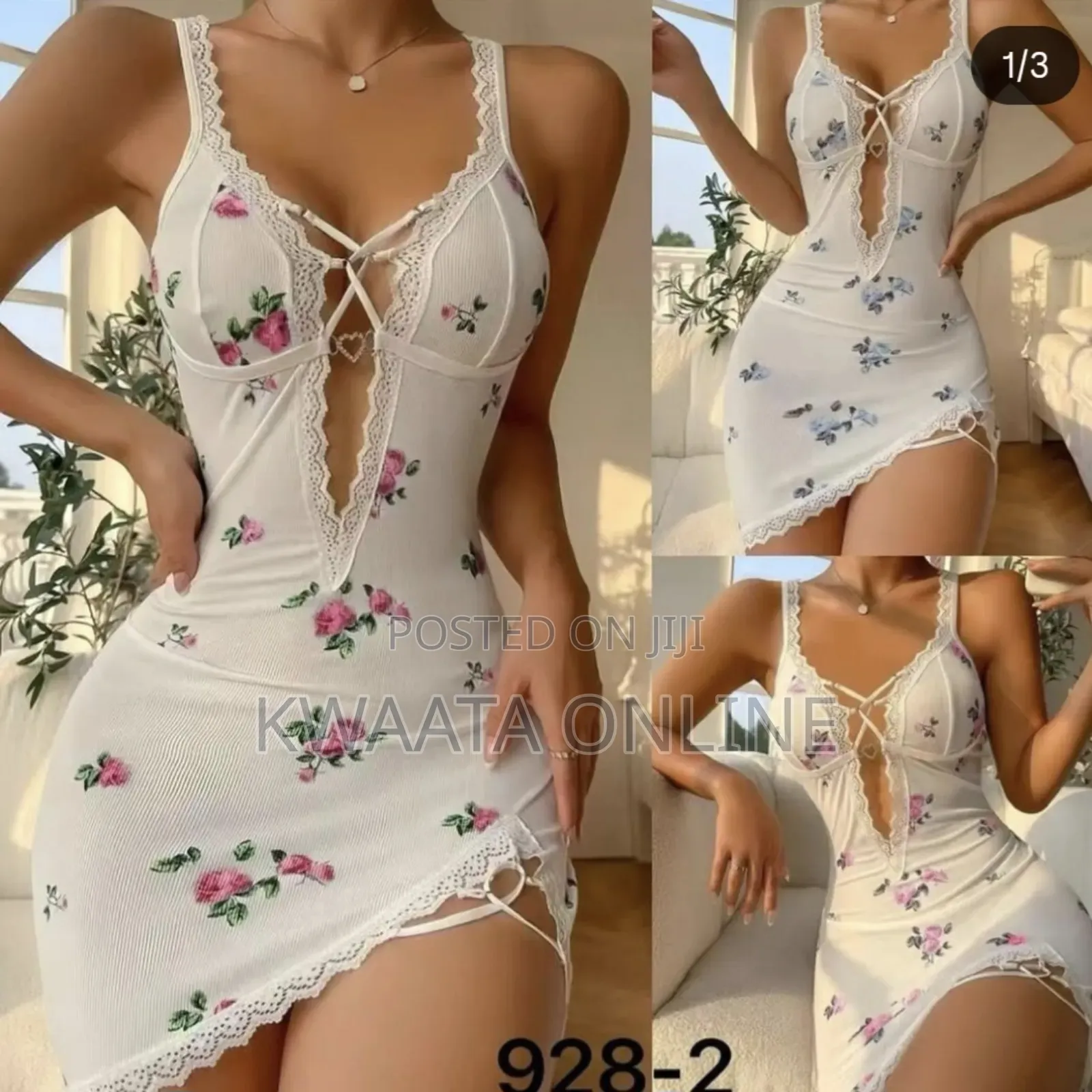 Women Lingerie Slim Nightdress Babydoll Lace Sleepwear