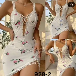 Women Lingerie Slim Nightdress Babydoll Lace Sleepwear