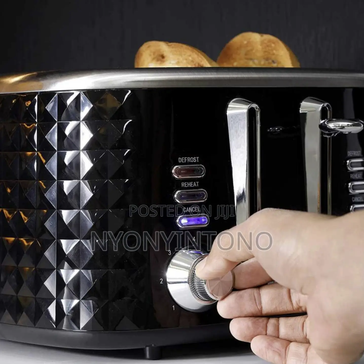 Geepas Vip 4slice Bread Toaster GBT-36537 With 2yrs Warranty