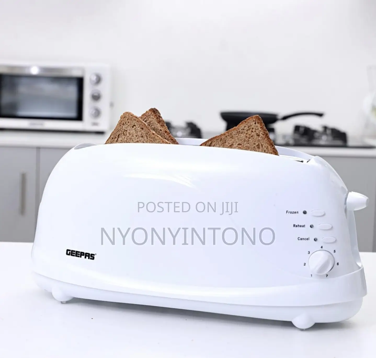 Geepas 4slice Top-Quality Bread Toaster GBT-9895 2yrs Warant